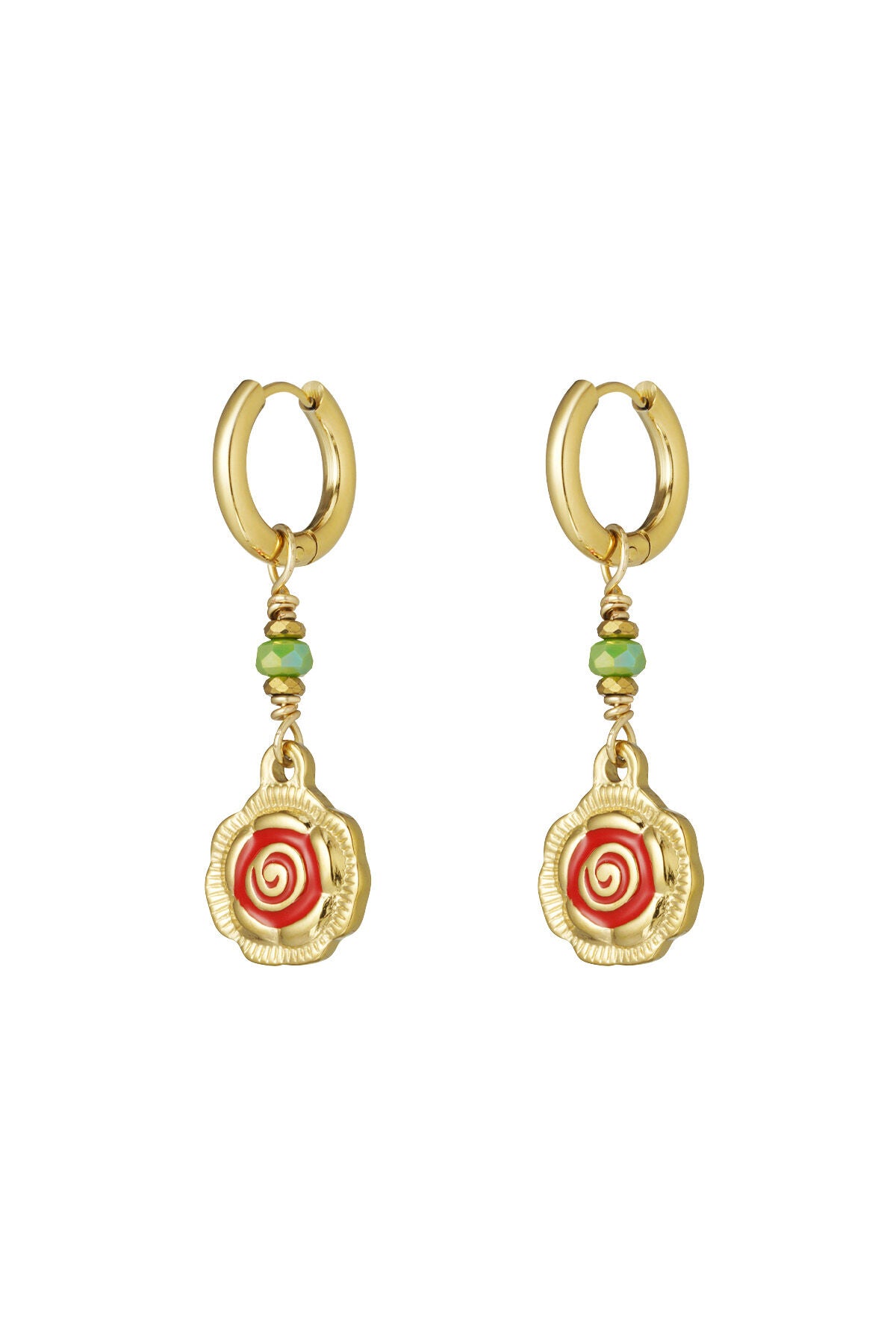 oorbellen rose glow