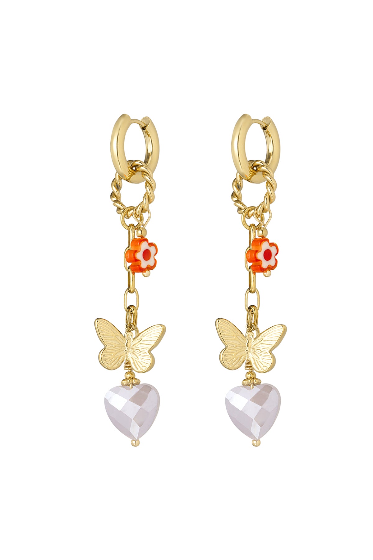 Oorbellen twinkle charm - Groen