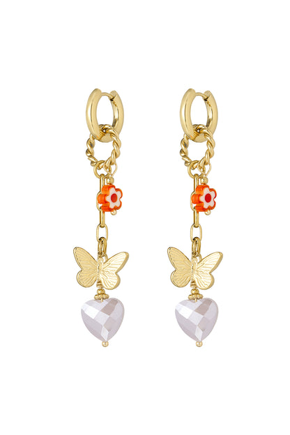 Oorbellen twinkle charm - Groen