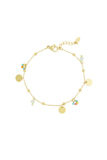 color pop coins armband