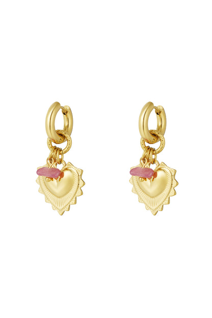 oorbellen bold heart