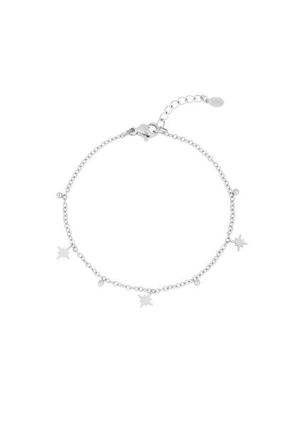 shining stars armband - Goud kleur keur