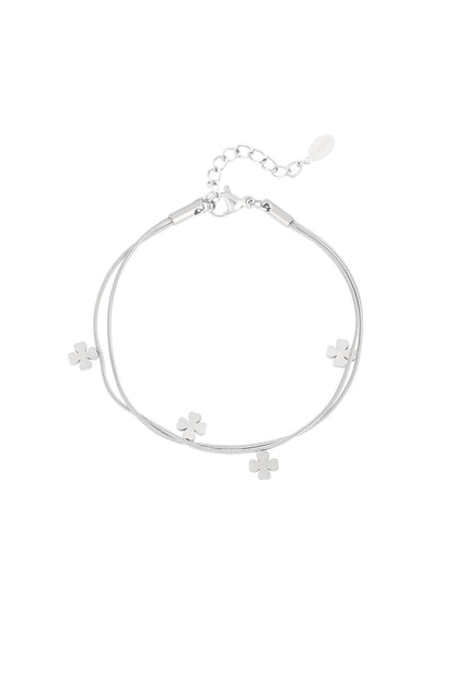 dubbele klaver armband