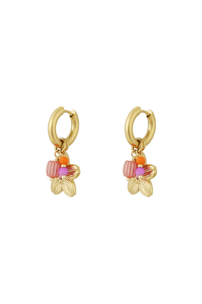bloom hoops oorbellen