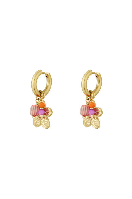 bloom hoops oorbellen
