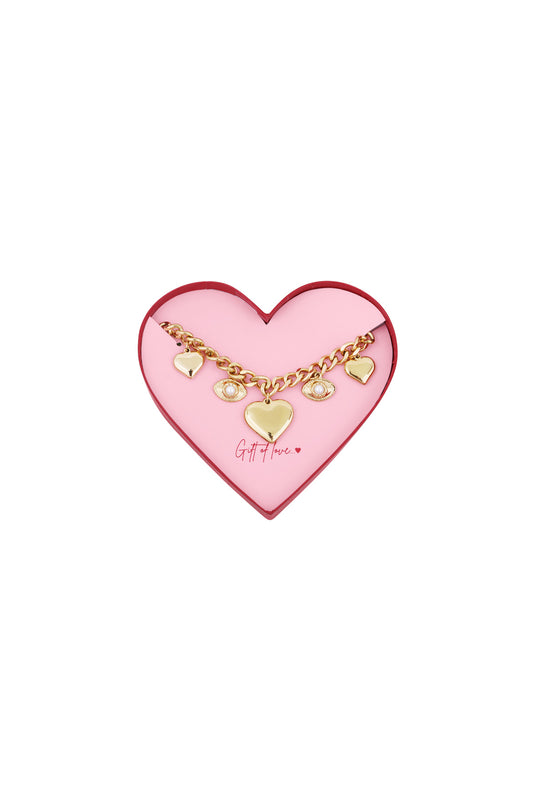 gift of love stainless steel eyes on you armband