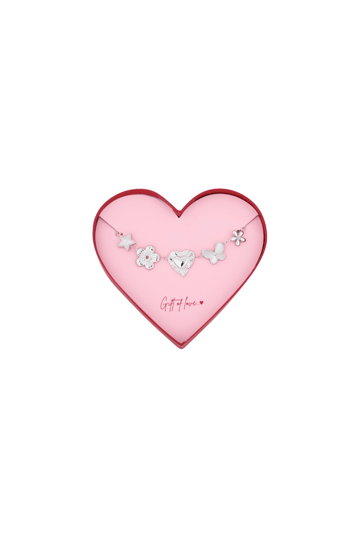 gift of love stainless steel butterfly love armband