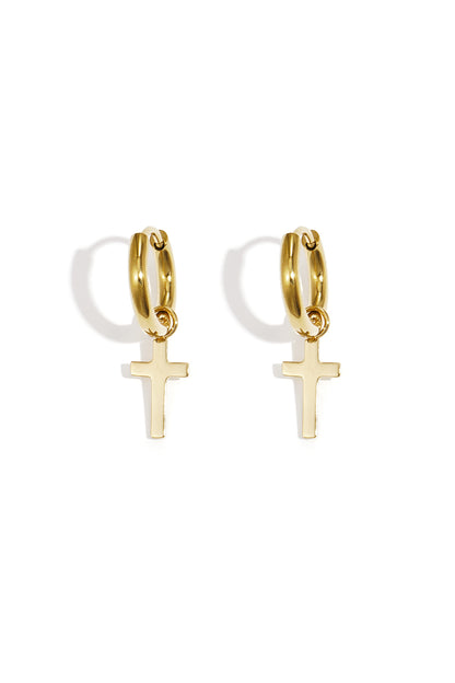 Oorbellen Faith Zilver Stainless Steel