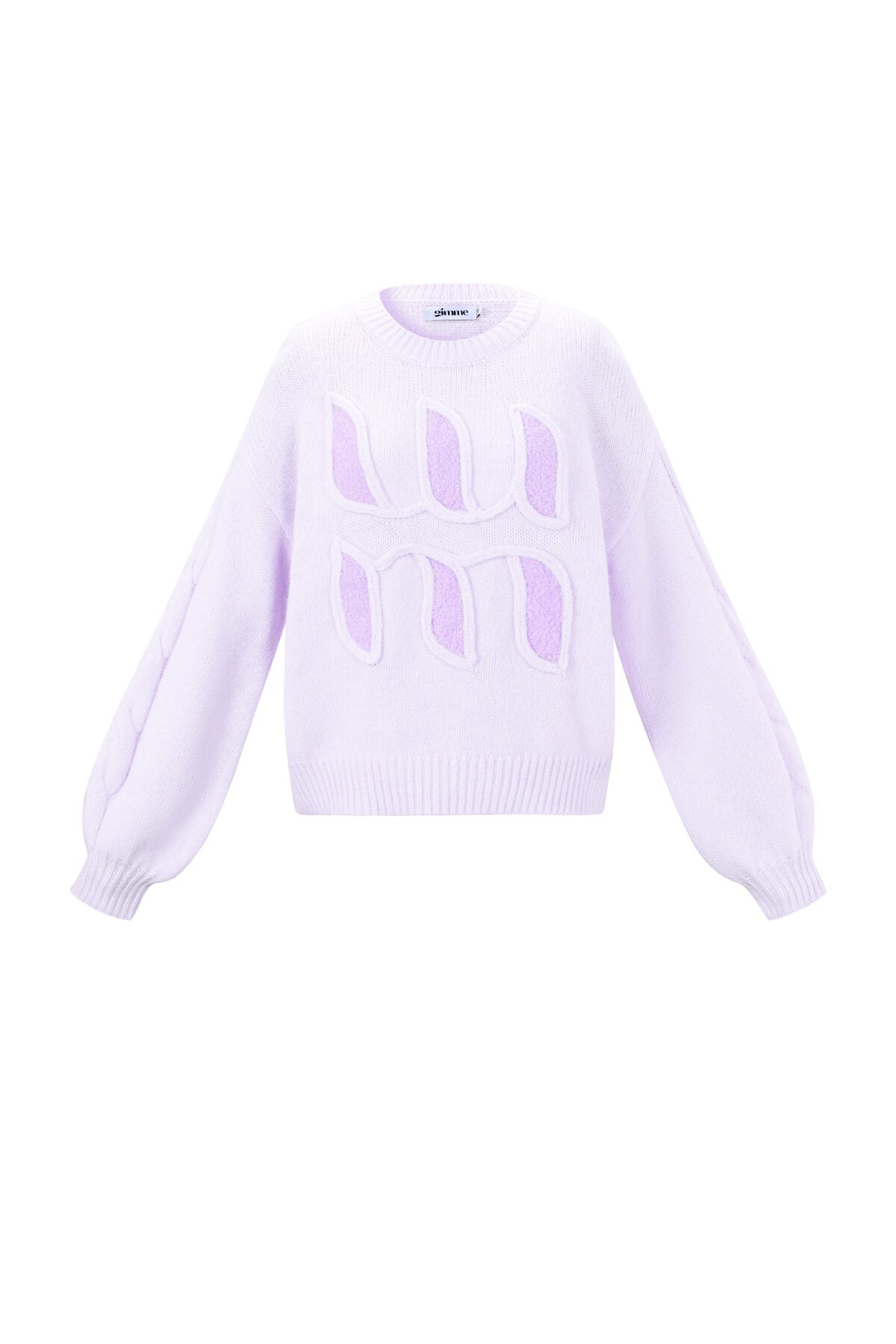 Gebreide Polyestervezel Vrouwen Truien Casual Letters