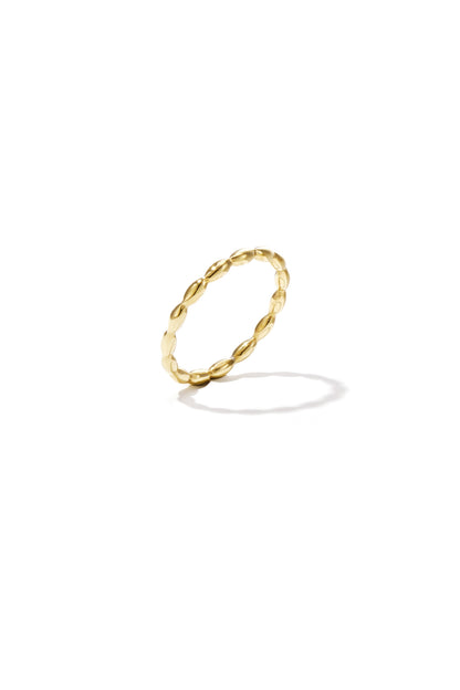 Minimalistische ring met bubbel effect
