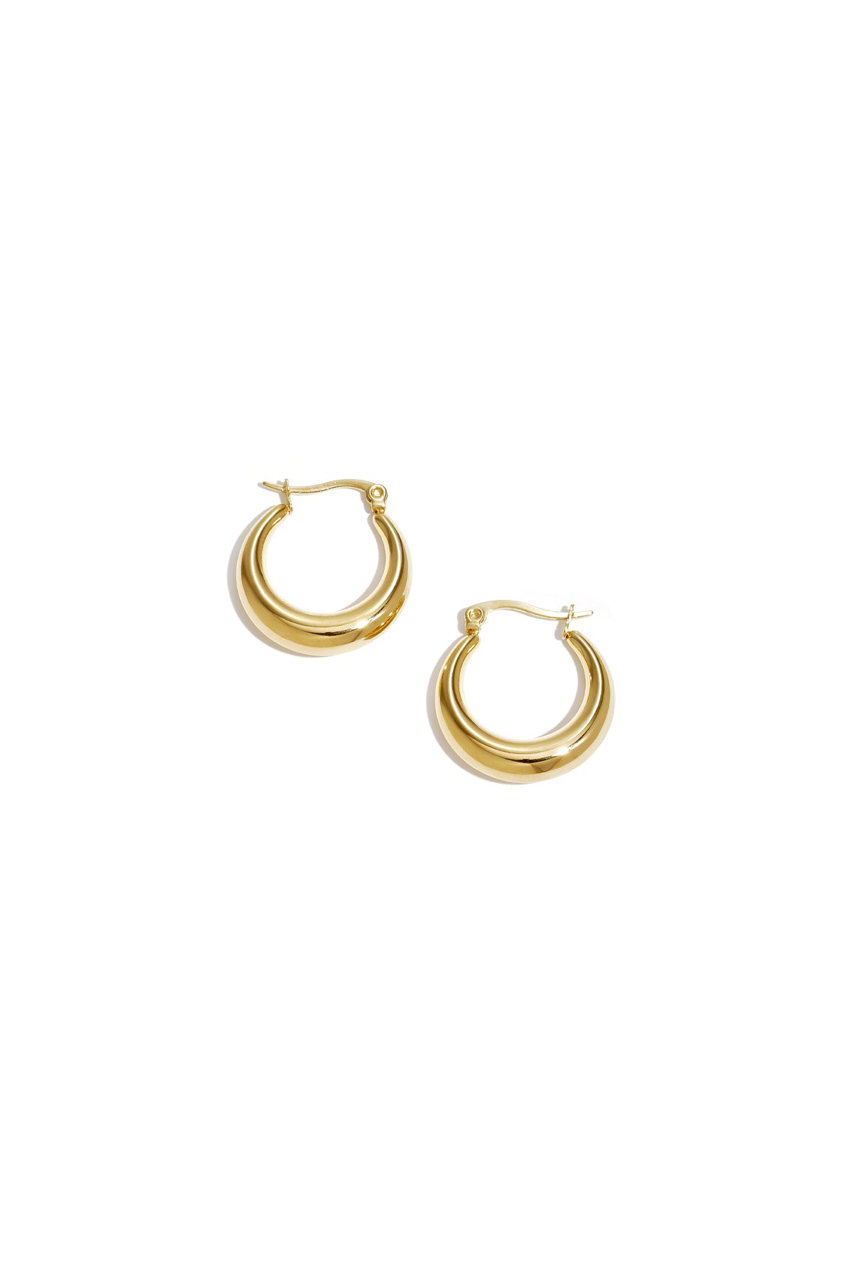 Oorbellen Arched Stainless Steel