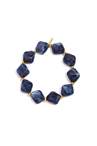 Acryl kralenarmbanden met geometrische vormen, casual, alledaagse, eenvoudige serie, dames sieraden