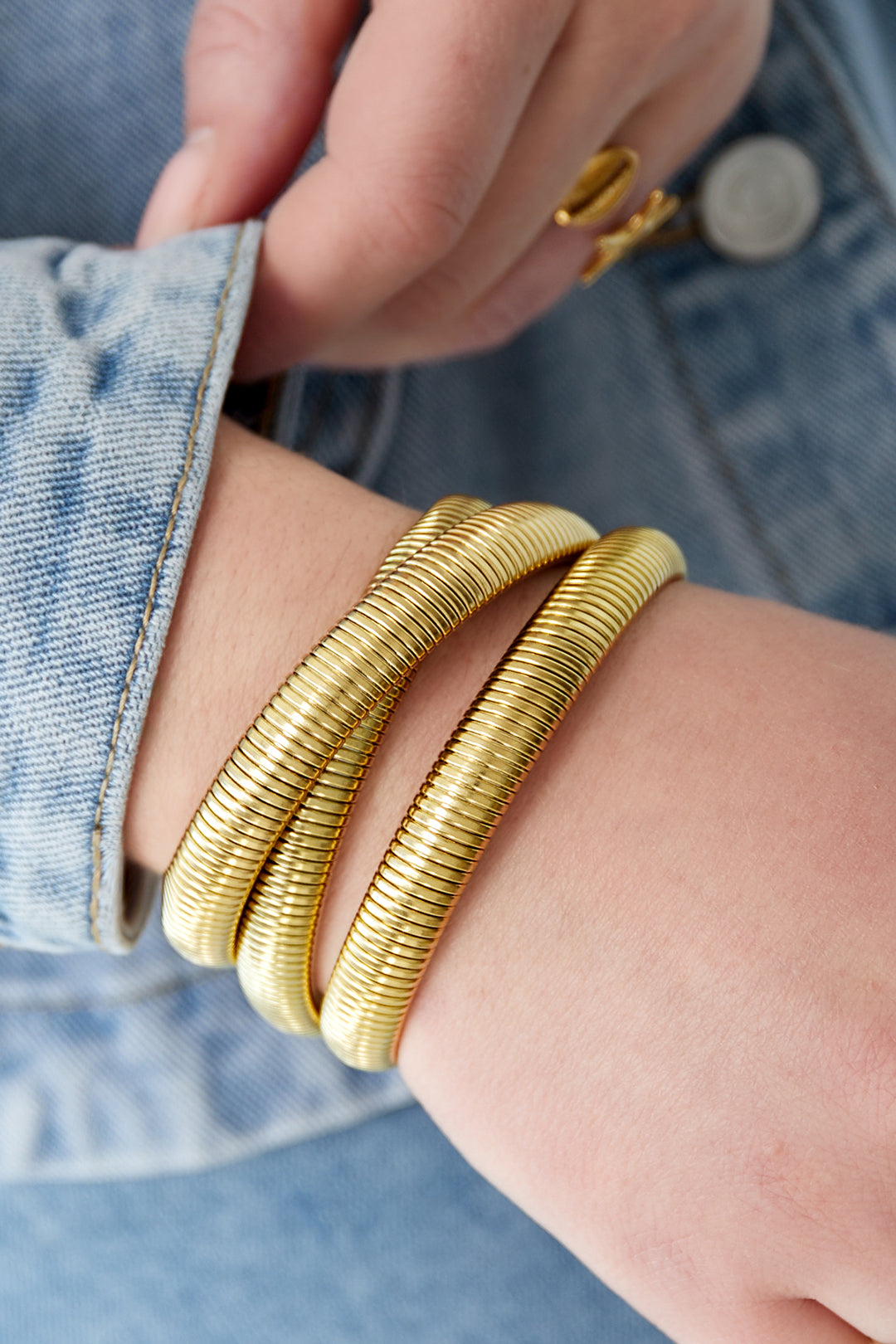 slavenarmband drie dubbel