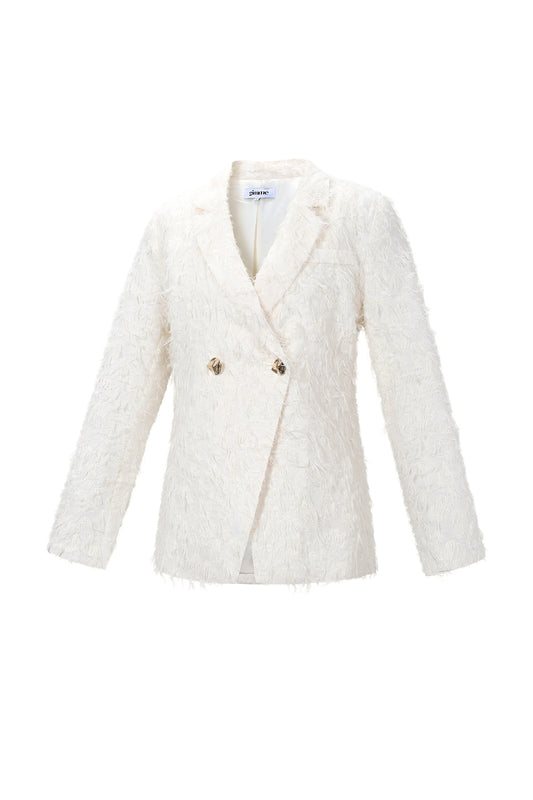 Blazer met textuur