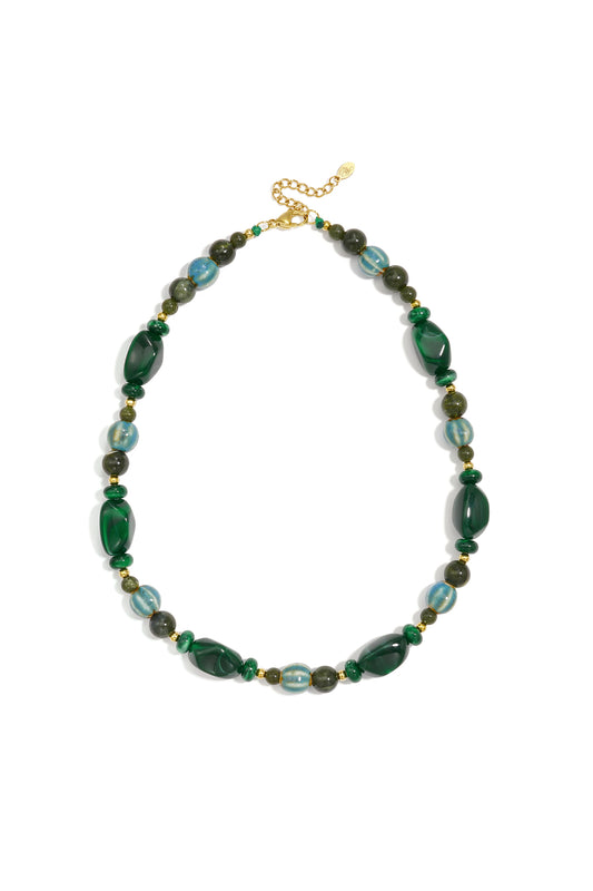 Acryl kralenkettingen met onregelmatige vorm, casual, alledaagse, eenvoudige serie, dames sieraden