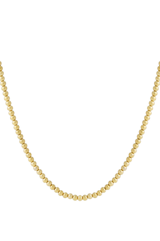 Ketting van massieve kralen - 6 mm
