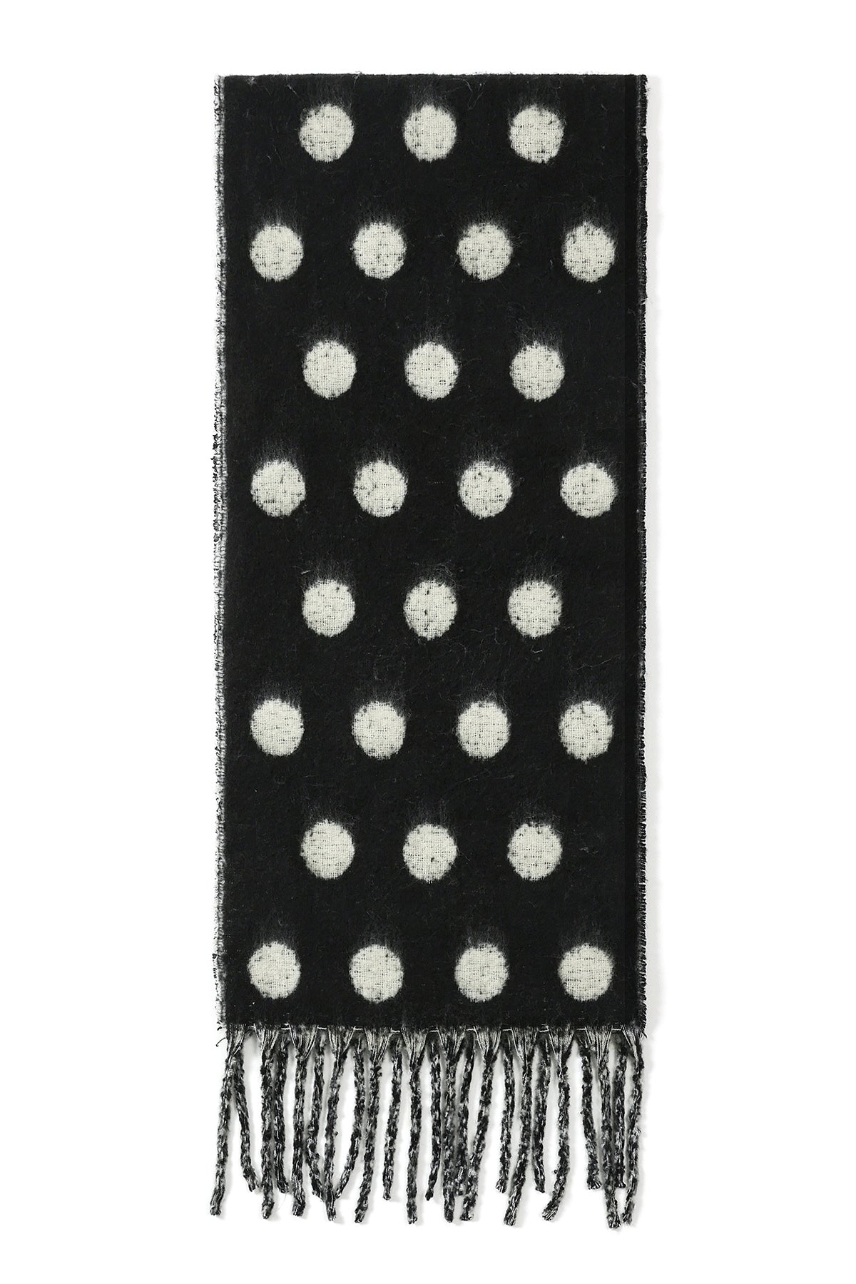 Wintersjaals met stippen, casual, polyester, dagelijkse accessoires