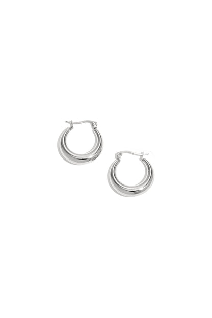 Oorbellen Arched Stainless Steel