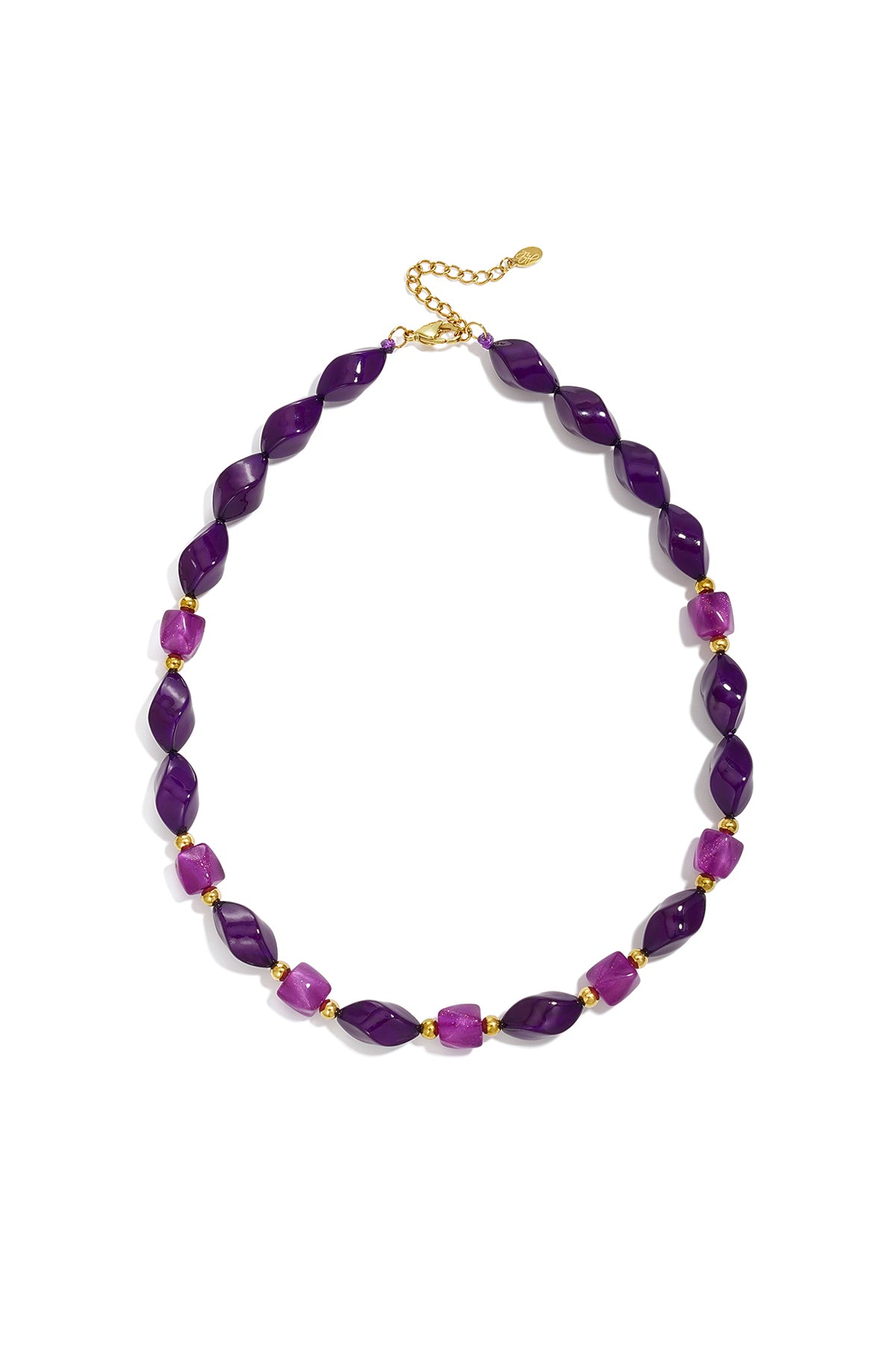 Acryl kralenkettingen met onregelmatige vorm, eenvoudige, alledaagse serie, dames sieraden