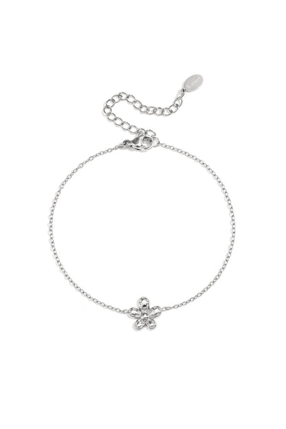Armband met minimalistisch bloemetje
