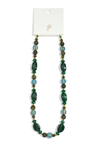 Acryl kralenkettingen met onregelmatige vorm, casual, alledaagse, eenvoudige serie, dames sieraden