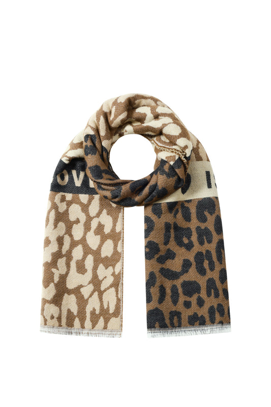 Wintersjaals Luipaardprint Casual Acryl Dagelijkse accessoires