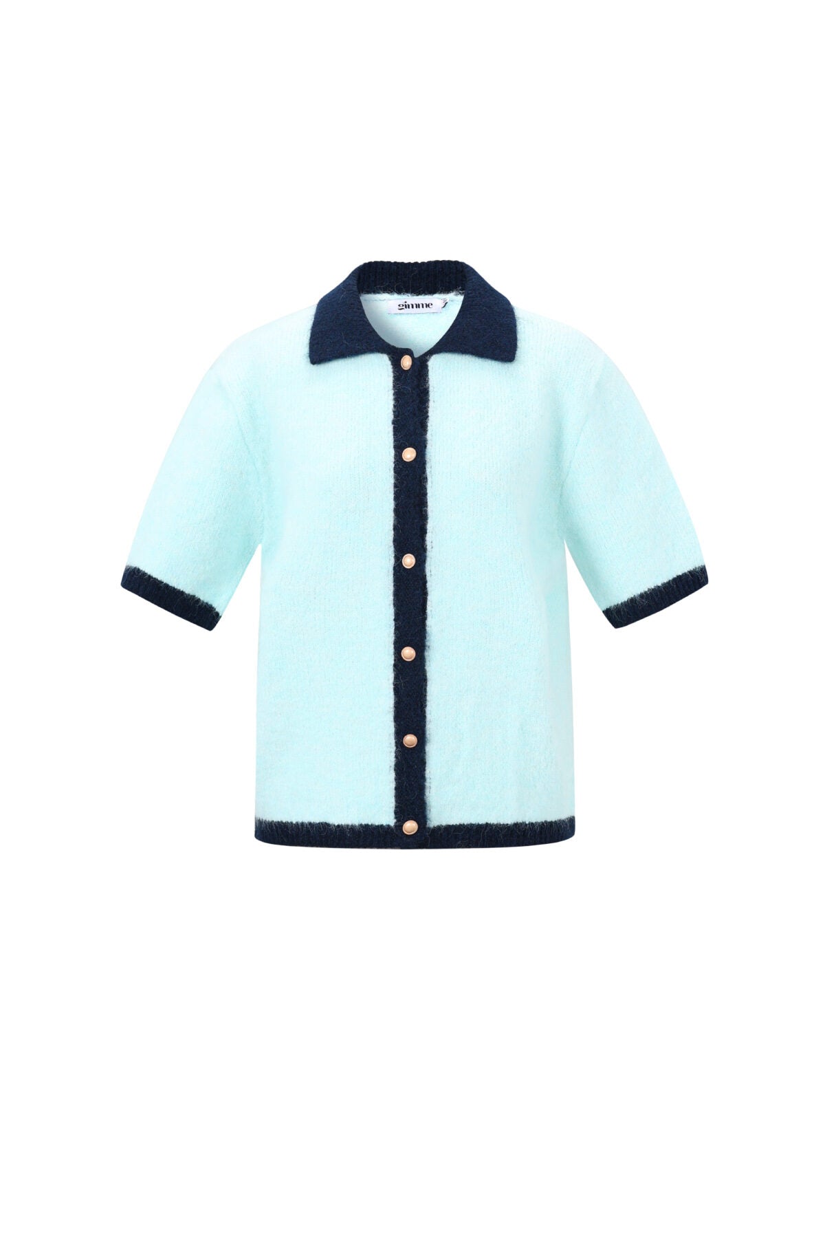 Gebreide Polyestervezel Vrouwen Trui Casual Kleurcontrast