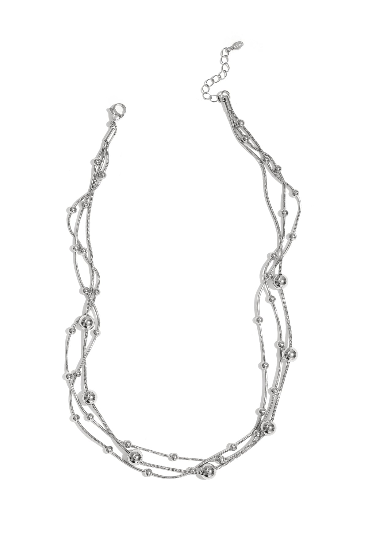 Ketting met lagen en polkadots