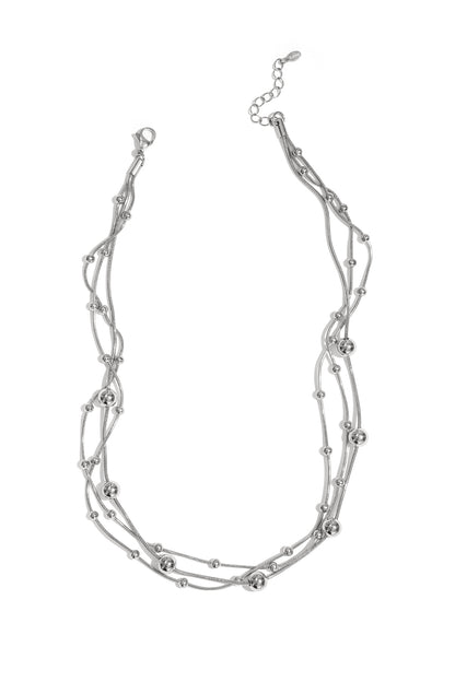 Ketting met lagen en polkadots