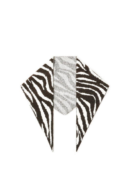 Sjaal met zebraprint