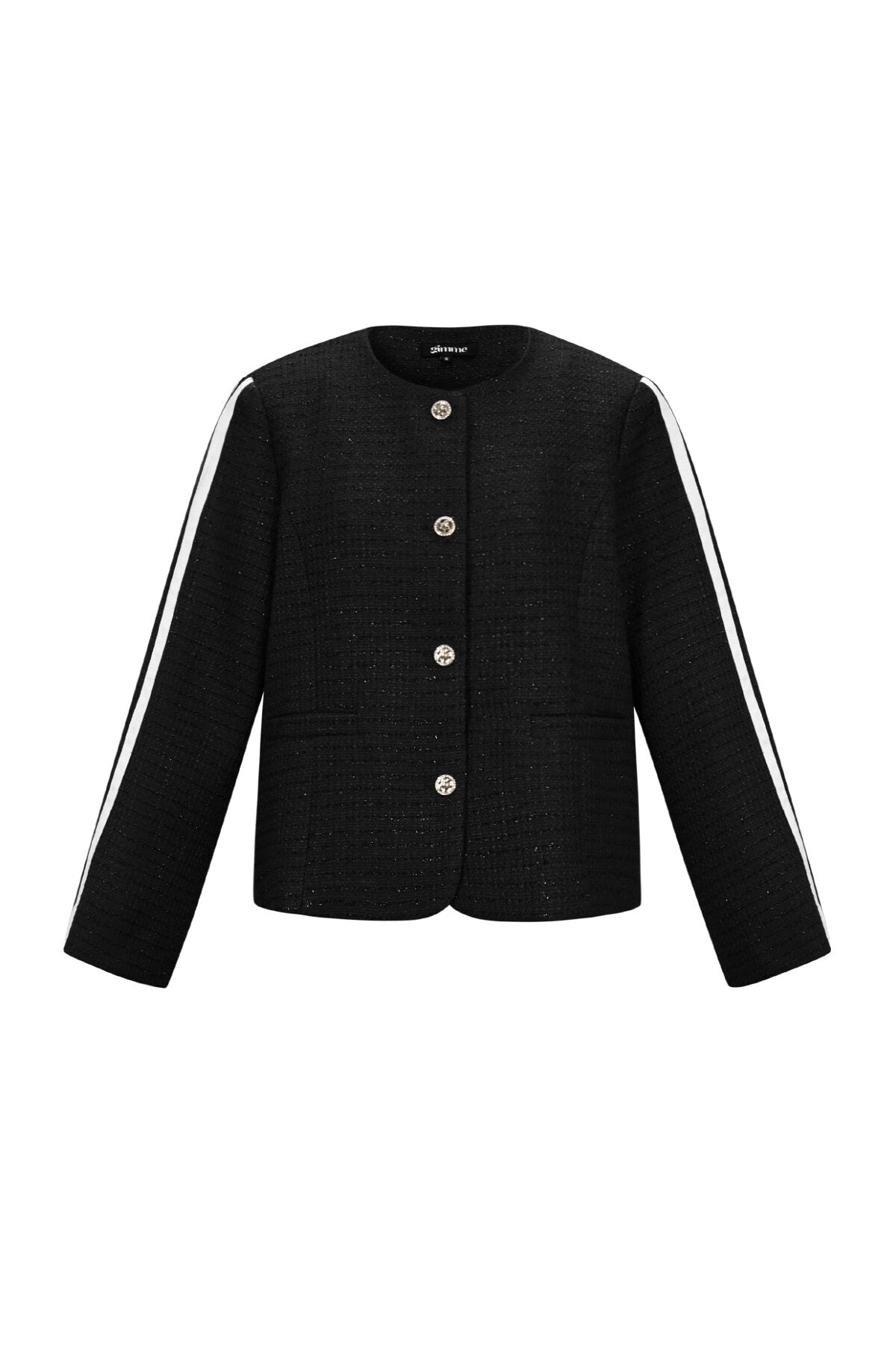 Geweven Polyestervezel Vrouwen Jas Elegant Ruit Herfst/Winter