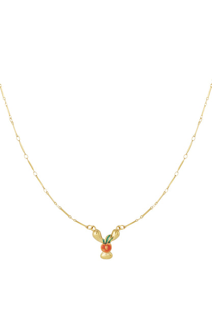 Happy Initials ketting met bedels