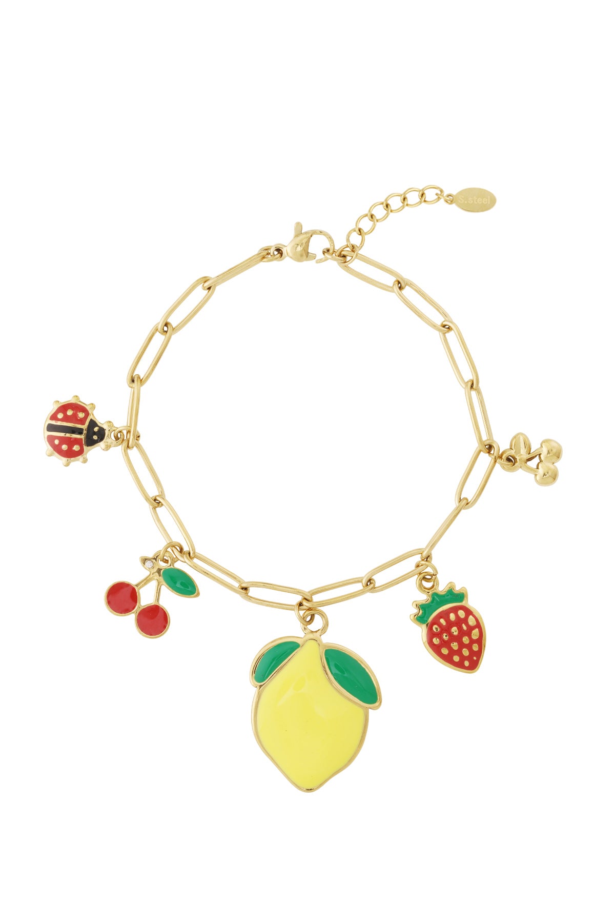 Lieveheersbeestje armband