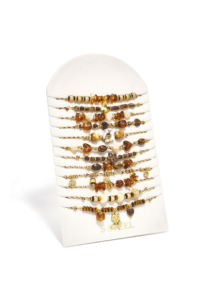 Acryl kettingen display set hart eenvoudige dagelijkse romantische serie dames sieraden