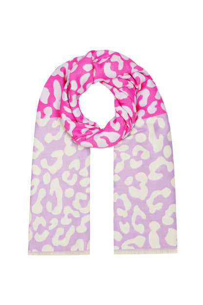 Wintersjaal leopard lover