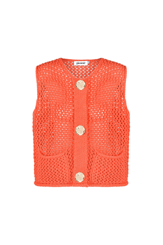 Gebreide Polyester Vrouwen Trui Met Openwerk Ontwerp