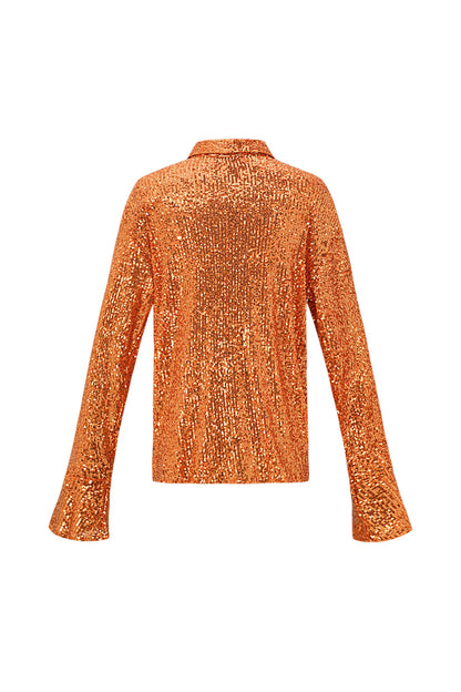 Stylish Orange Blouse for Effortless Elegance