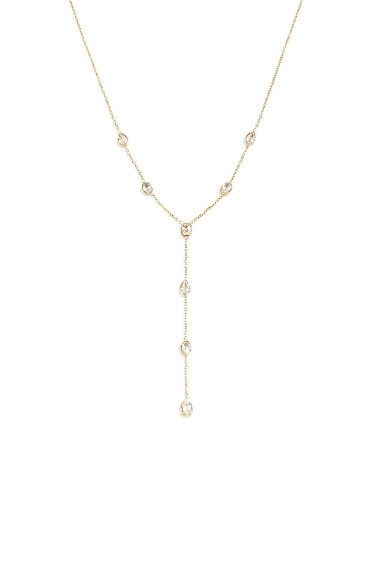 Roestvrijstalen hangerkettingen met geometrische vorm, casual, alledaagse, eenvoudige serie, dames sieraden