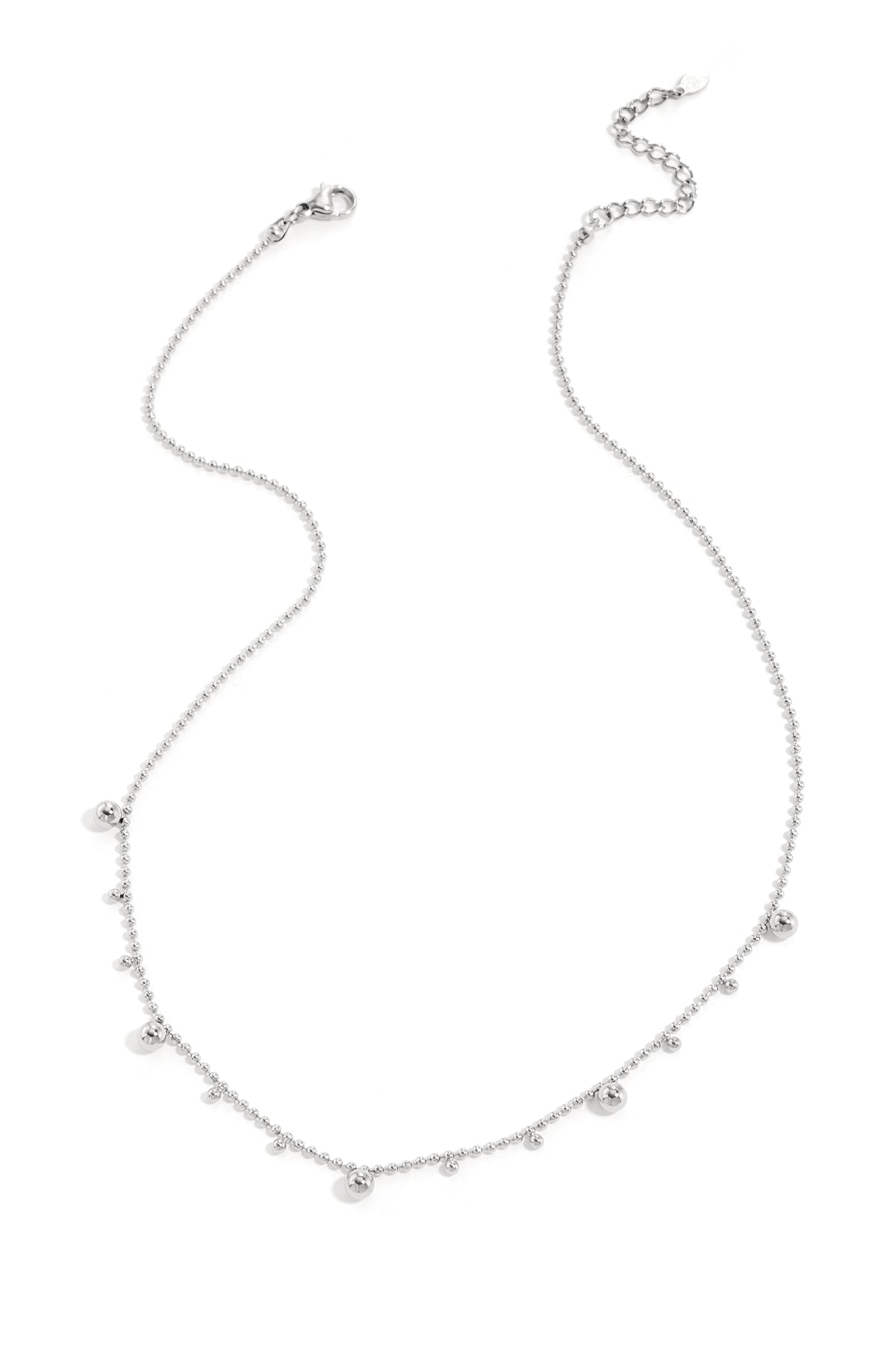 Ketting met afwisselende bolletjes