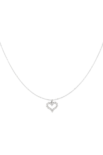 Ketting strass hartje