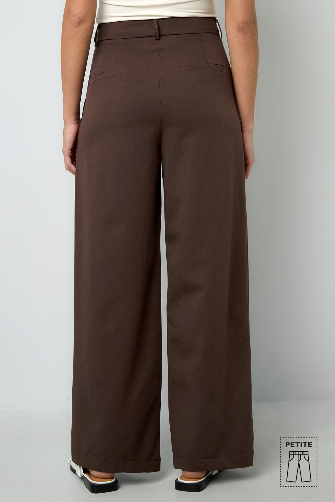 Geweven Polyestervezel Vrouwen Rechte Broek Casual Herfst/Winter