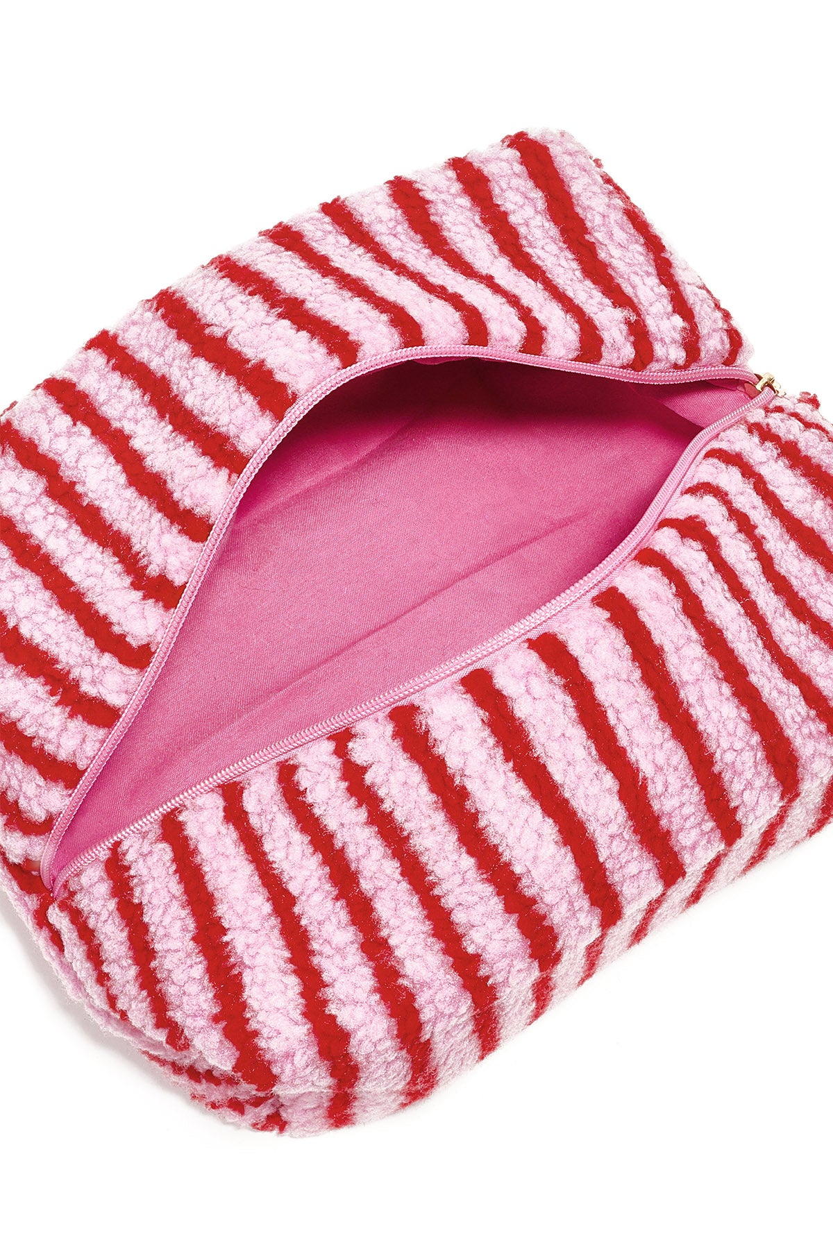 Make-up tasjes met strepen, eenvoudig, polyester, dagelijkse accessoires