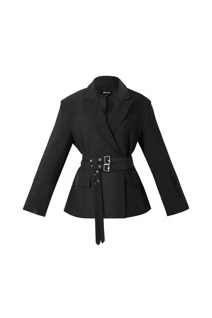 Woven Polyester Fiber Vrouwen Suit Set Elegant Solid Color Fall/Winter