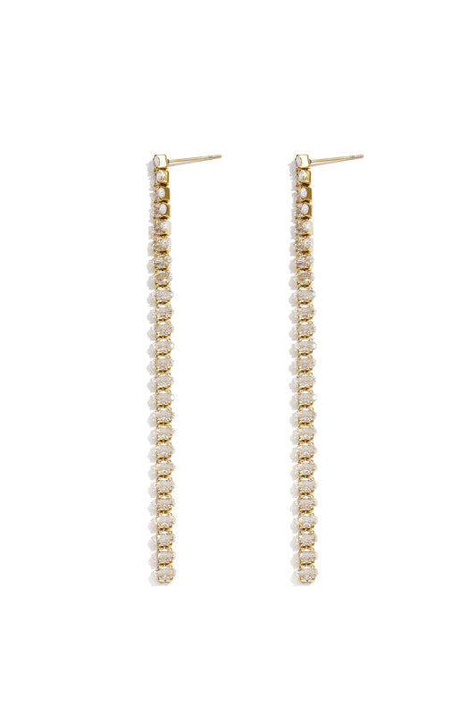 Oorbellen met hangertjes van roestvrij staal en ketting, elegant, geschikt voor feestjes en bijeenkomsten, luxe serie damessieraden