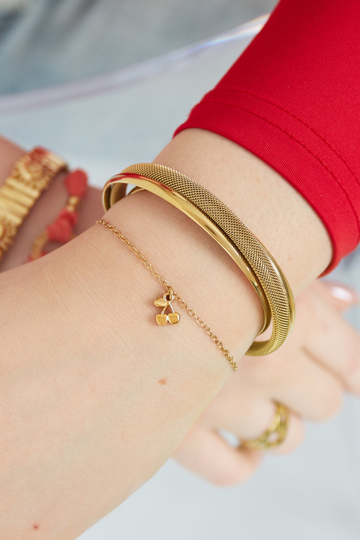 cherry armband