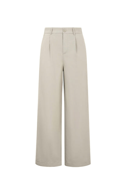 Geweven Polyestervezel Vrouwen Rechte Broek Casual Herfst/Winter