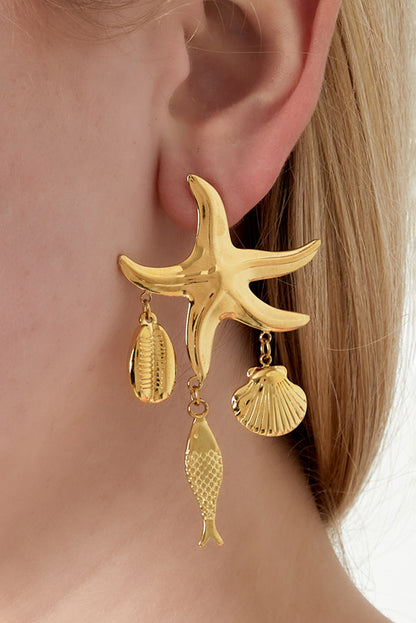 Starfish Treasures-oorbellen