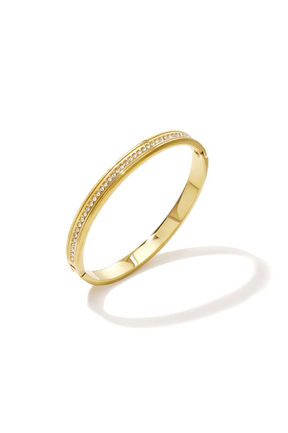 Roestvrijstalen ronde armbanden, eenvoudige dagelijkse sieraden uit de Simple Series voor dames.