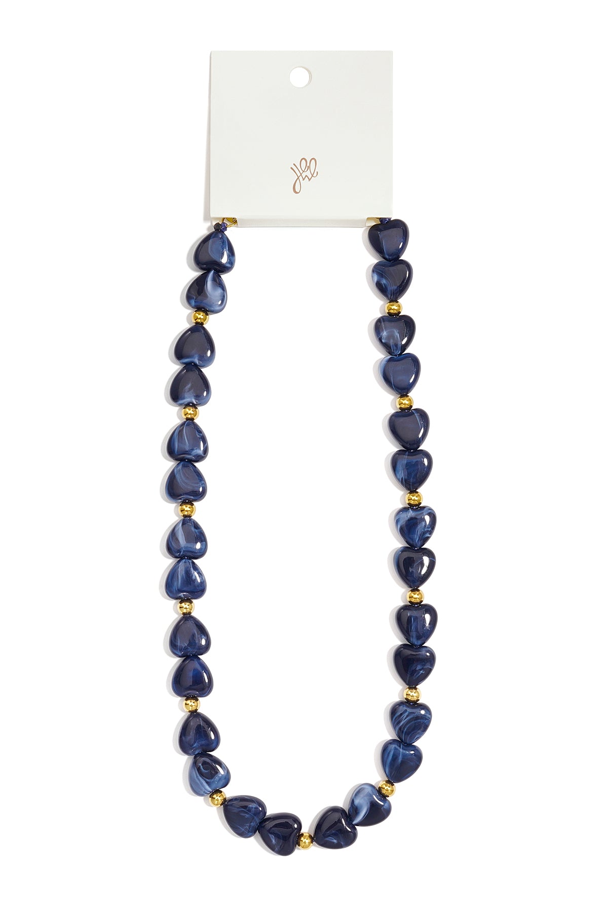 Acryl kralenkettingen met hartje, casual, alledaagse, eenvoudige serie, dames sieraden