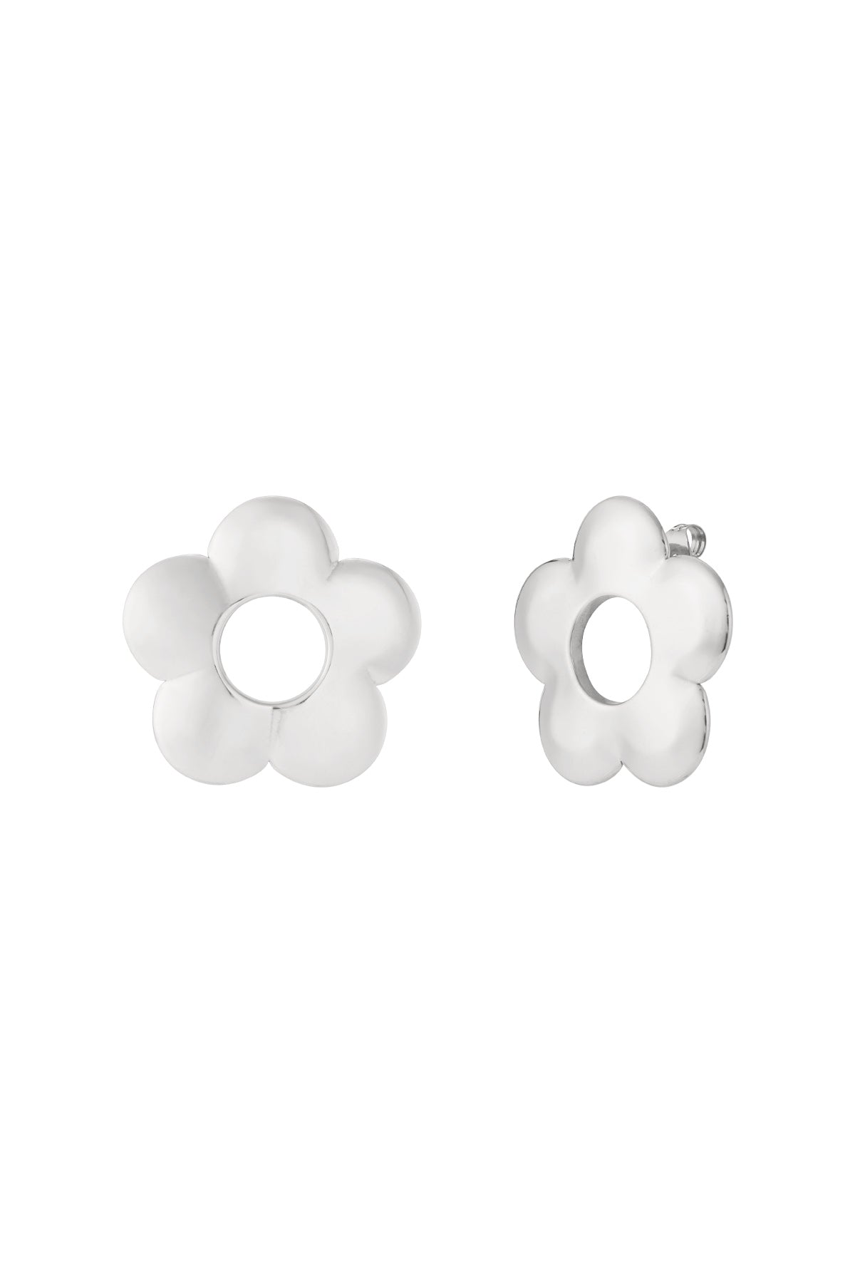 Grote bloemen oorbellen